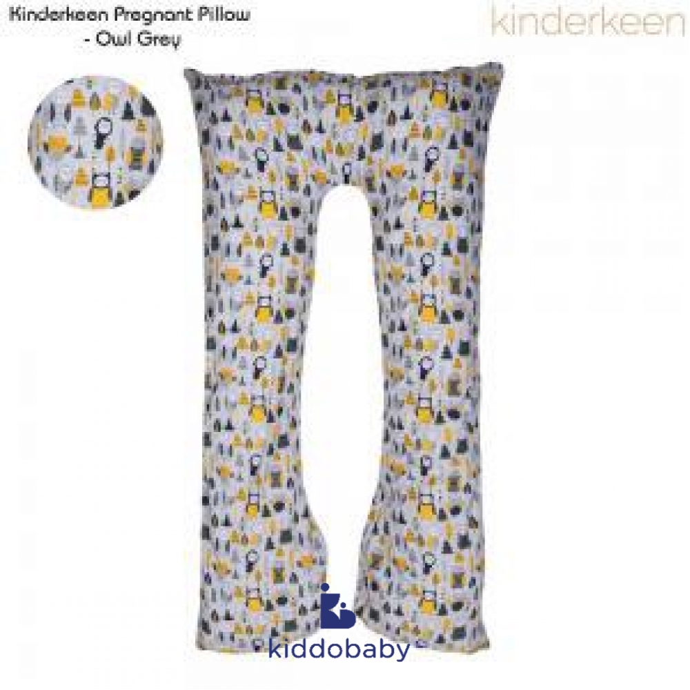 Kinderkeen maternity pillow - owl gray | Bantal Ibu Hamil