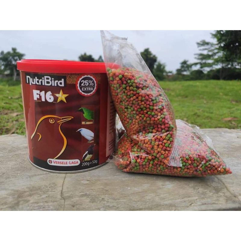 NUTRIBIRD F16 250gram Versele laga makanan burung sedang dan besar nutri bird f16