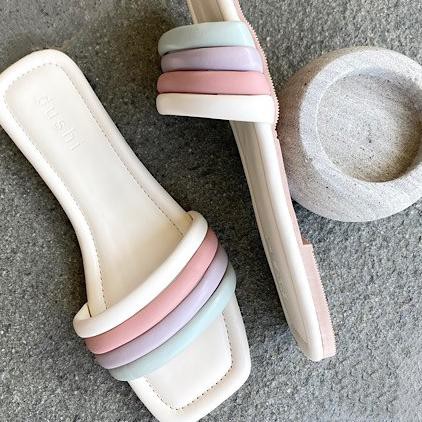 NEW  DUSHI Claude flat - Sandal wanita [KODE BARU 059]