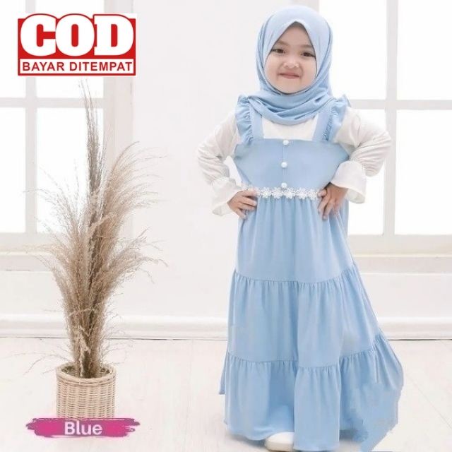 Gamis Anak Dress Anak Perempuan Modern 2022 Dress Syari Dress Terbaru Gamis Anak Modern Gamis Anak Perempuan FH21