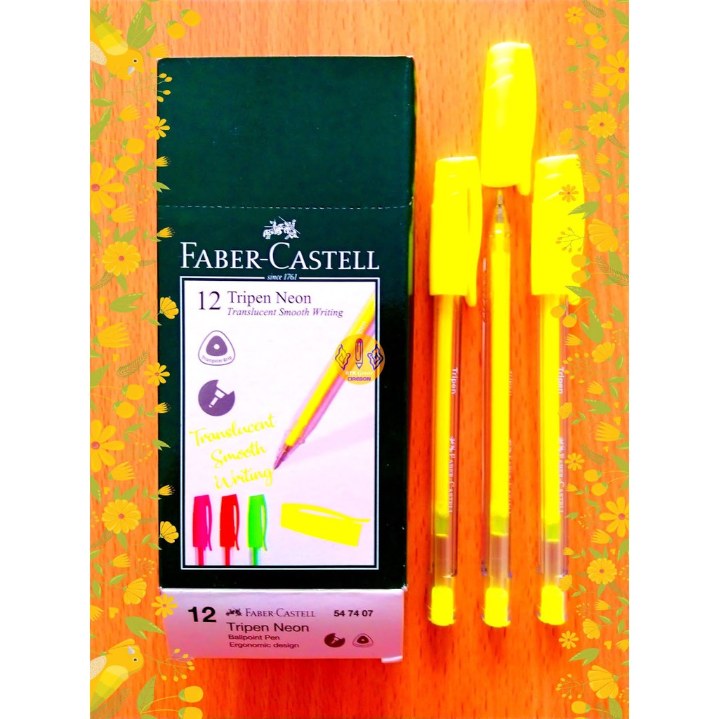

Pulpen Faber Castell 547407 Tripen Yellow 0,7 mm