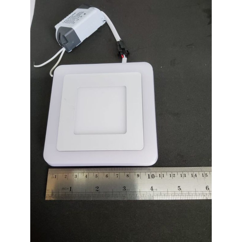 Lampu Downlight LED Panel 3+3 Watt Inbouw Kotak