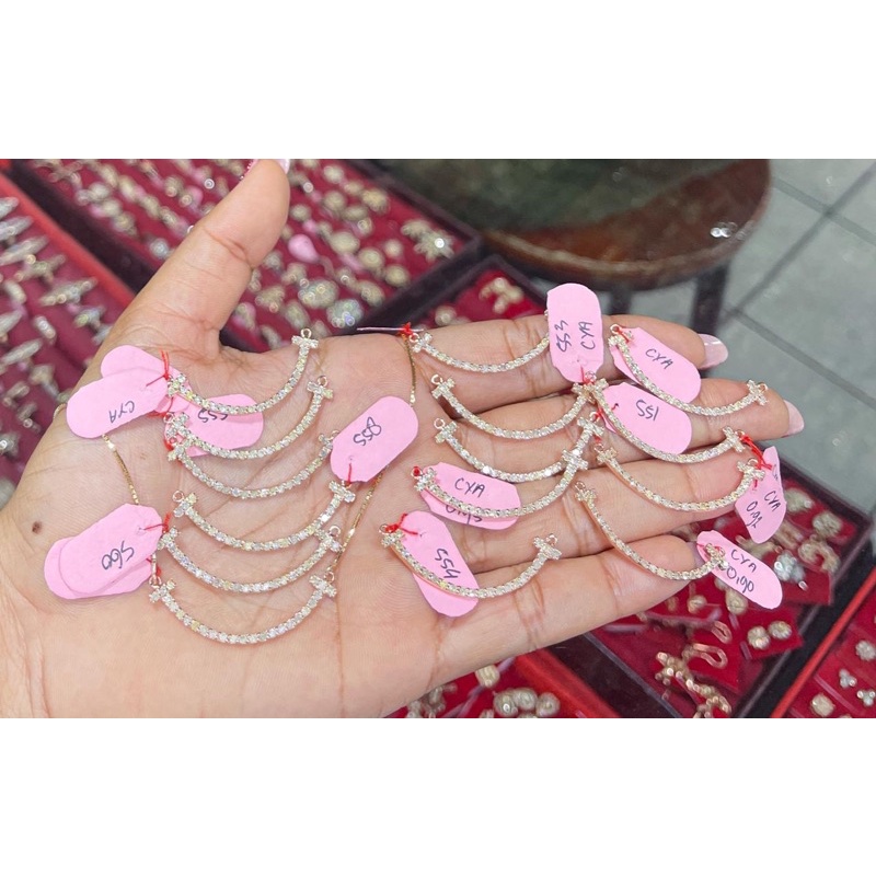 tura kalung smile berlian asli