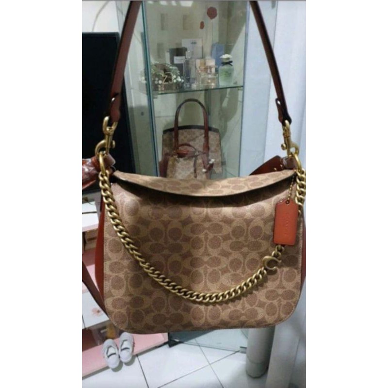 

coach coated canvas signature