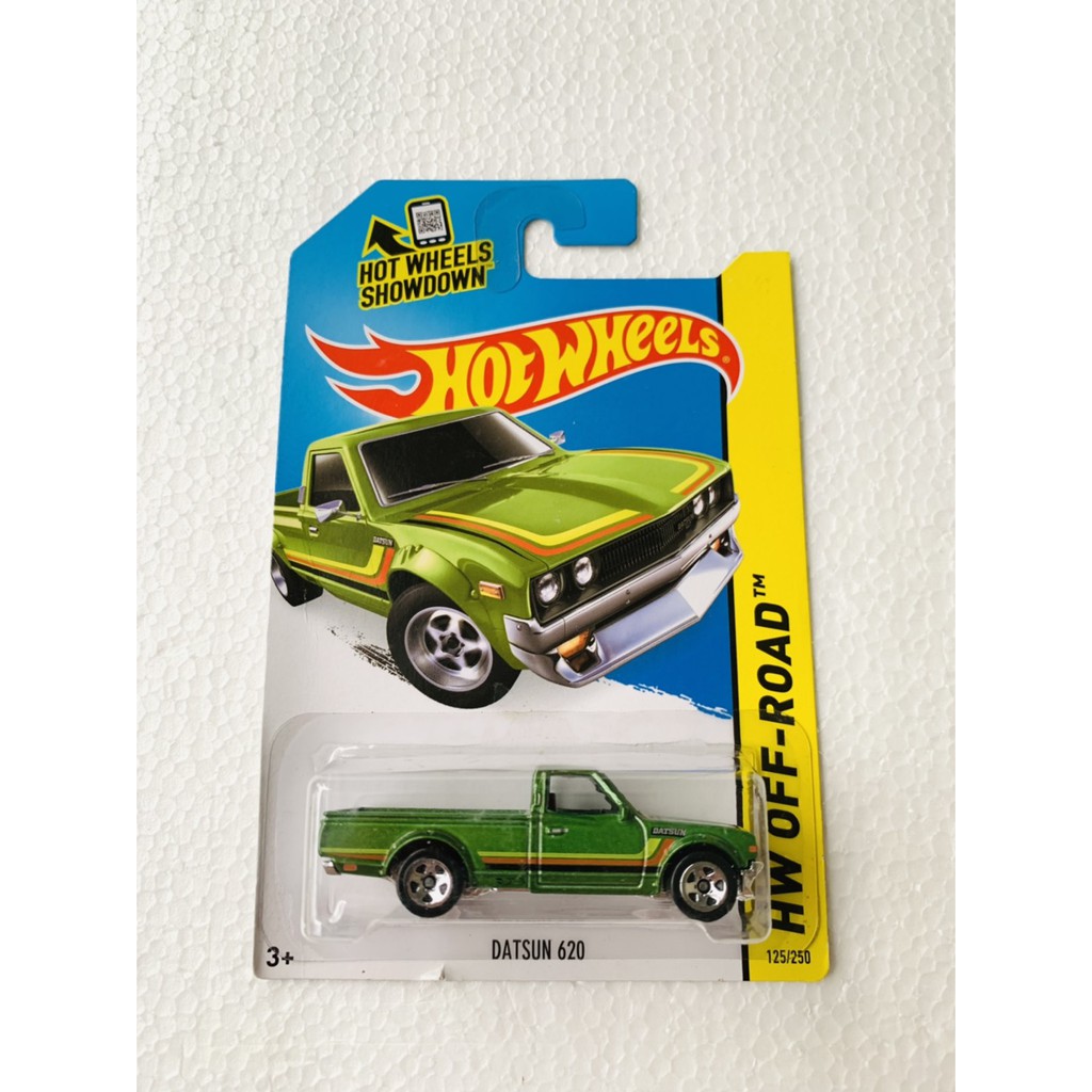HOT WHEELS HOTWHEELS DATSUN 620 PICKUP HIJAU HW OFF-ROAD DIECAST MOBIL HOTWILS LANGKA TRACK MURAH