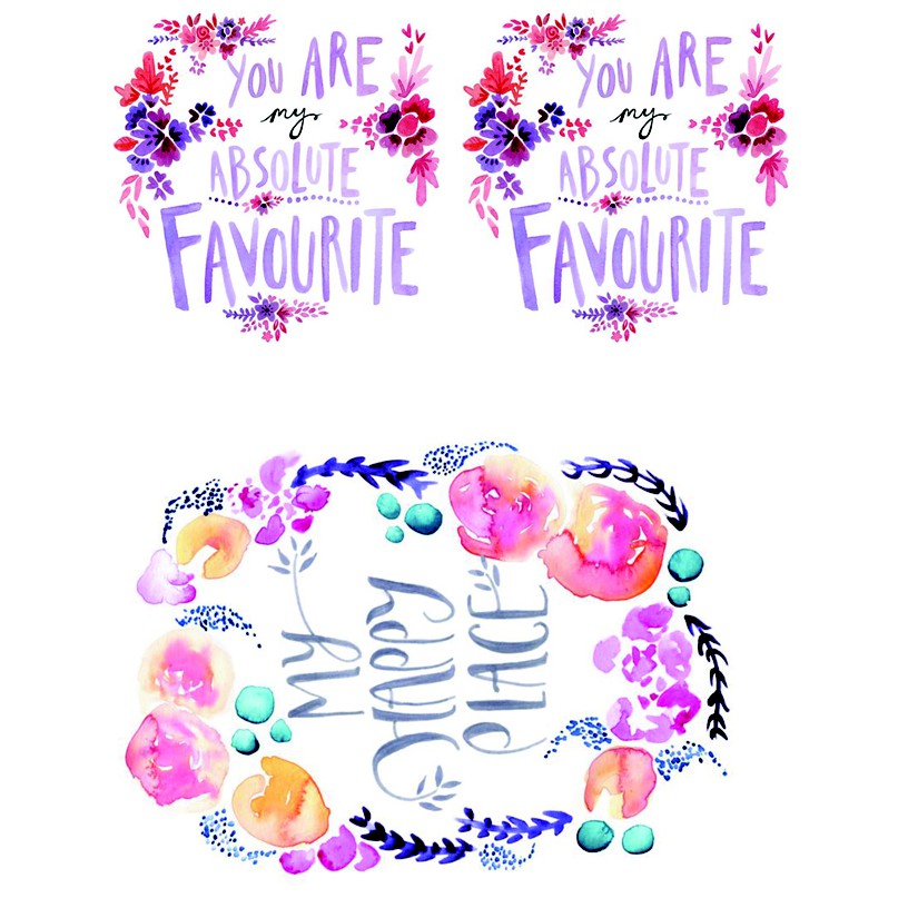 Paper Decoupage Motif Daily Quote 2