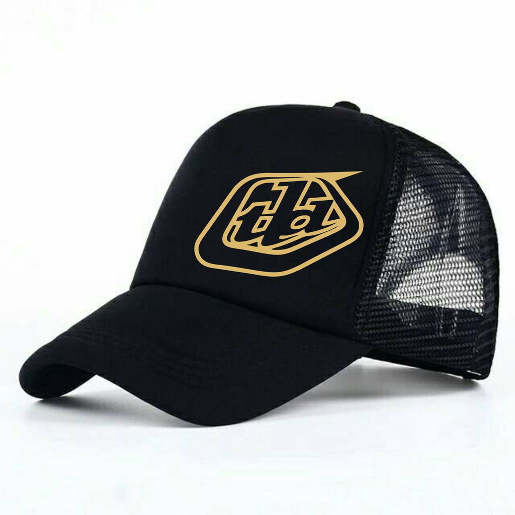 Topi TLD Hitam Variasi Gold