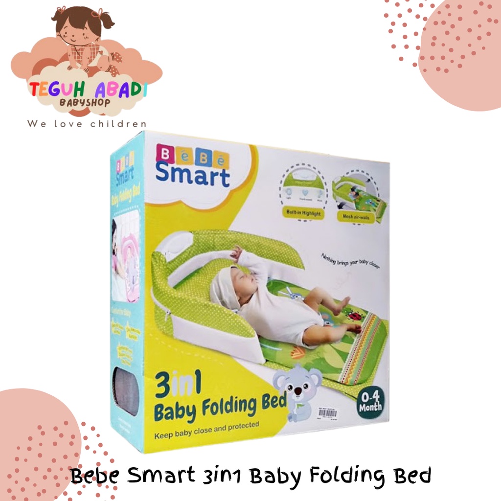 Bebe Smart 3in1 Baby Folding Bed / Matras