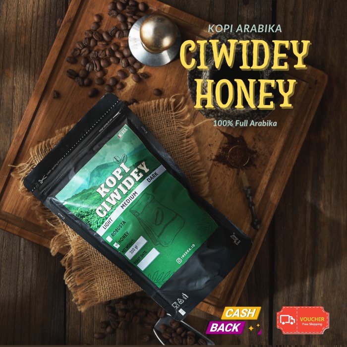 

Kopi Arabika Specialty Ciwidey Honey 200 gr