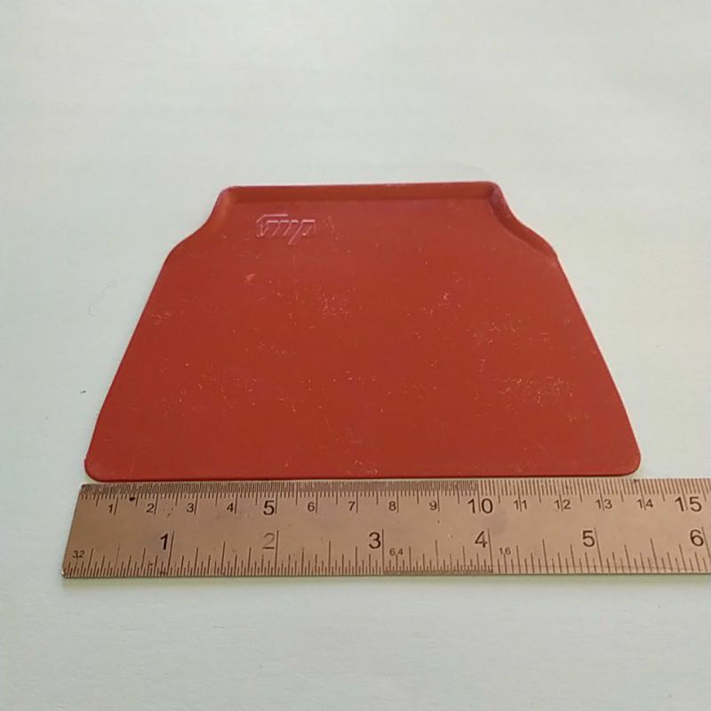 Kapi plastik PVC 5&quot;/kape/scap/sliper Tebal lentur GMP  merah