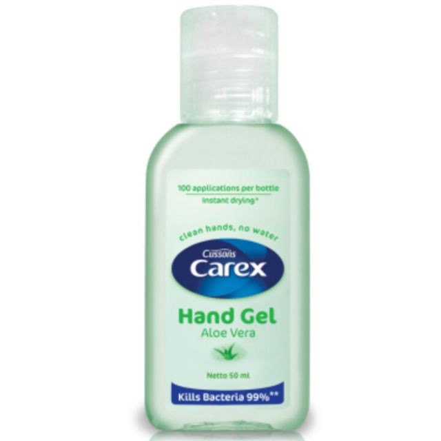 Cussons Carex Hand Sanitizer Gel Antibacterial 50ml