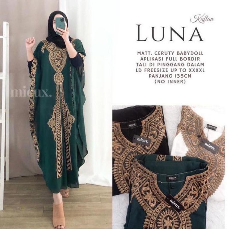 Kaftan Ceruty Luna Maya