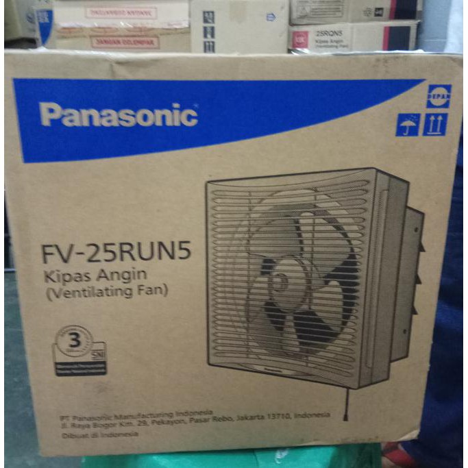 Jual EXHAUST FAN PANASONIC FV-25RUN5 (10")/ PANASONIC 25 RUN(DINDING ...