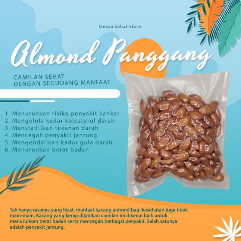 

Almond Panggang - Almond Roasted 100gr