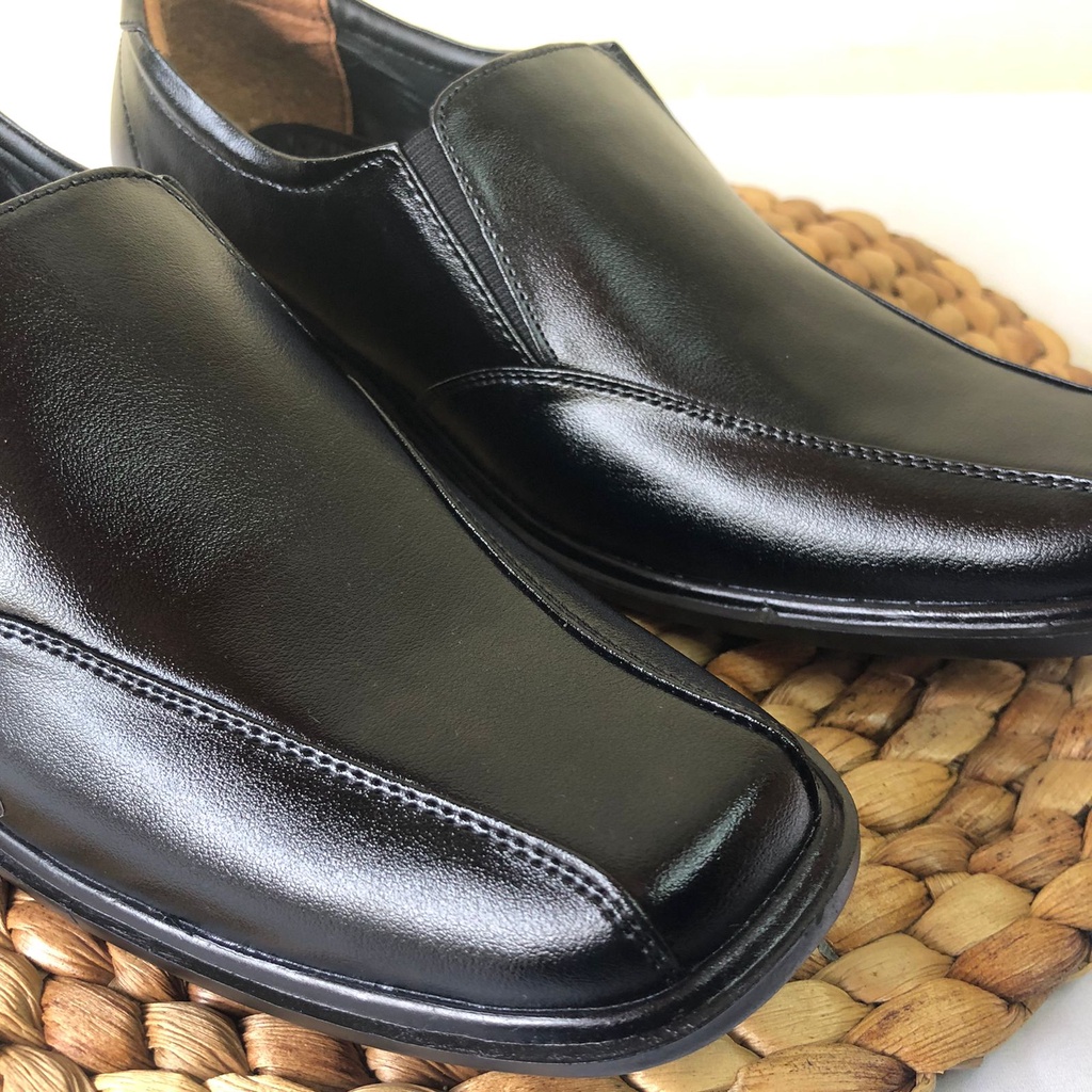 SEPATU PANTOFEL PRIA PL25 7 TERBARU TERLARIS MODIS PANTOFEL COWOK TERMURAH Sepatu Pantofel Pantopel Kulit Pria Murah Pendek Formal Kerja Kantor Hitam Gudang pabrik  Formal Kantor Kasual Kerja Kuliah