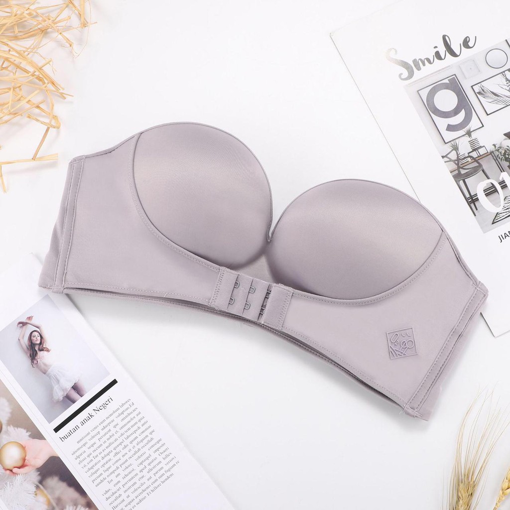 ✨WINGALERY✨ Pakaian Dalam Olahraga Wanita Import Sport BH Bra Push Up Style Hight Quality impor 9005-GRAY