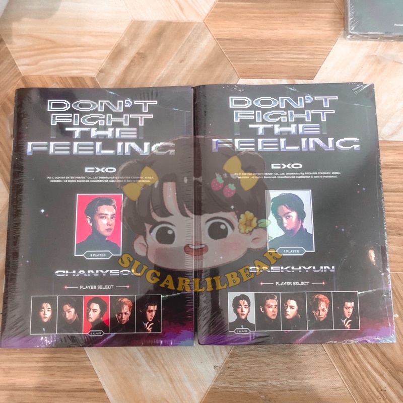 SEALED CHANYEOL BAEKHYUN DON'T FIGHT THE FEELING ALBUM