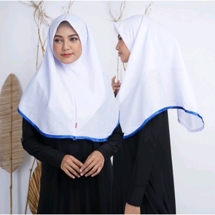 Jilbab perawat bahan katun Segiempat Instan anak kesehatan kerudung bidan katun polinoster termurah Safa Hijab