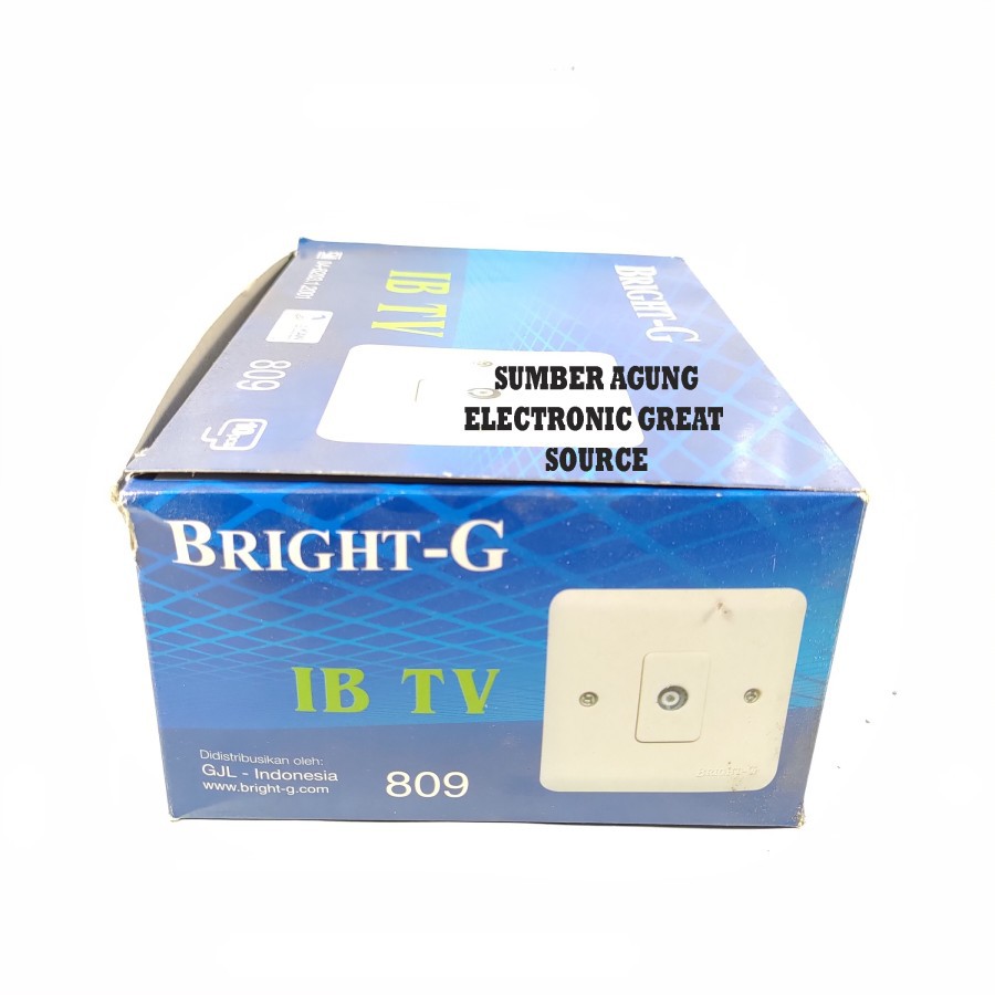 Stop TV BrightG Bright-G Model 809 Tanam Ke Tembok Untuk Kabel Antena