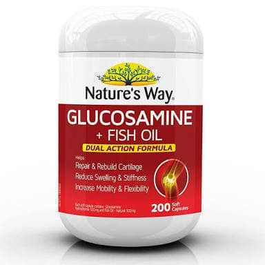 Nature's Way Glucosamine + Fish Oil - 200 caps