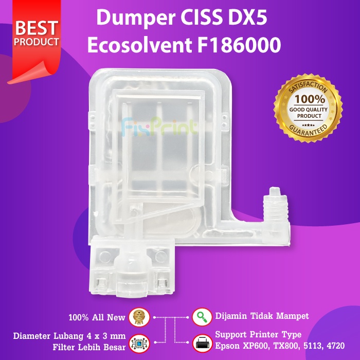 Damper Dumper Printhead TX800 DX5 XP600 New Ciss