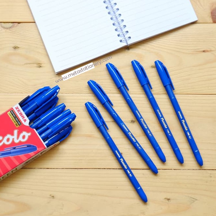

Pen ZEBRA PICCOLO Pena, Pulpen, Ballpoint 0.7 BIRU