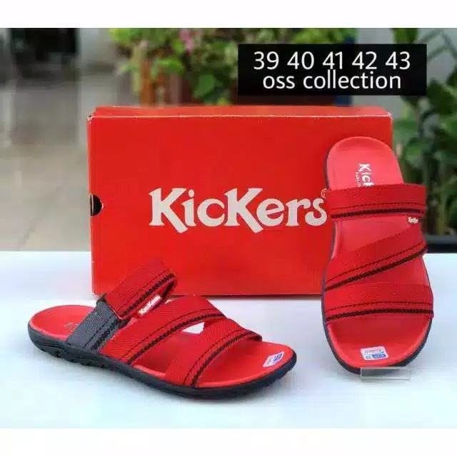 Sandal Slop Pria Casual Kickers Terlaris | Sandal Pria Distro | Sandal Kekinian