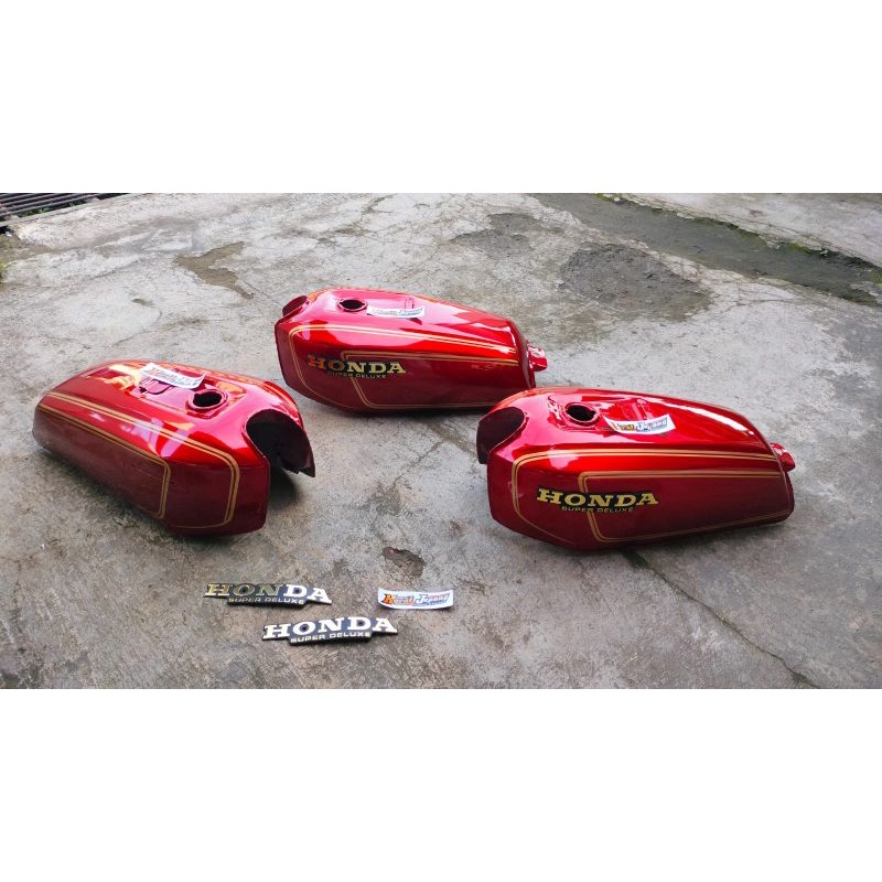 TANGKI GL100 TANGKI HONDA GL100 MERAH MARON ISTIMEWA