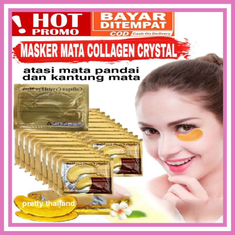 Jual Lembar Masker Mata Emas K Collagen Crystal Menghilangkan Lingkar Hitam Mata Panda