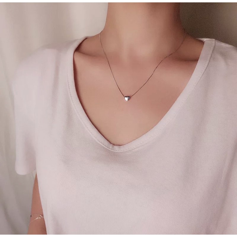 Kalung Perak Bandul Hati