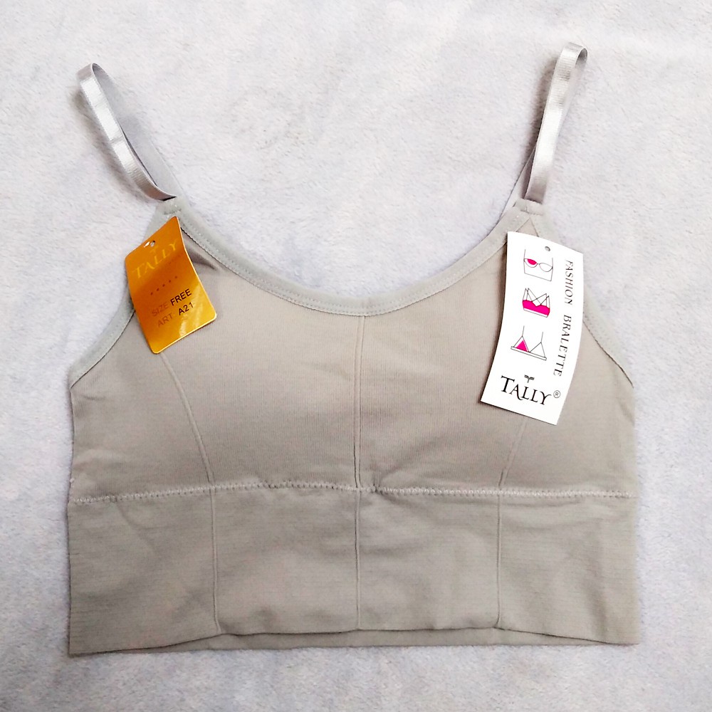 BRA All Size wanita Free size DV / TALLY A21 - BH Kamisol Bahan Rajut Stretch Free Size / Bralette Tally Rajut A21 3in1