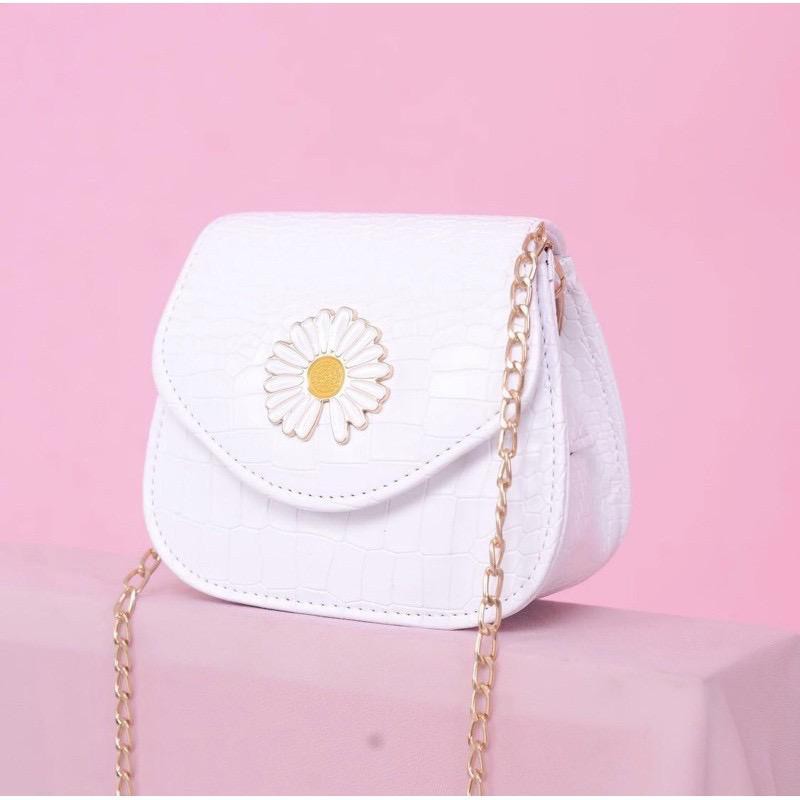 (COD) TAS SELEMPANG WANITA DAISY FLOWER