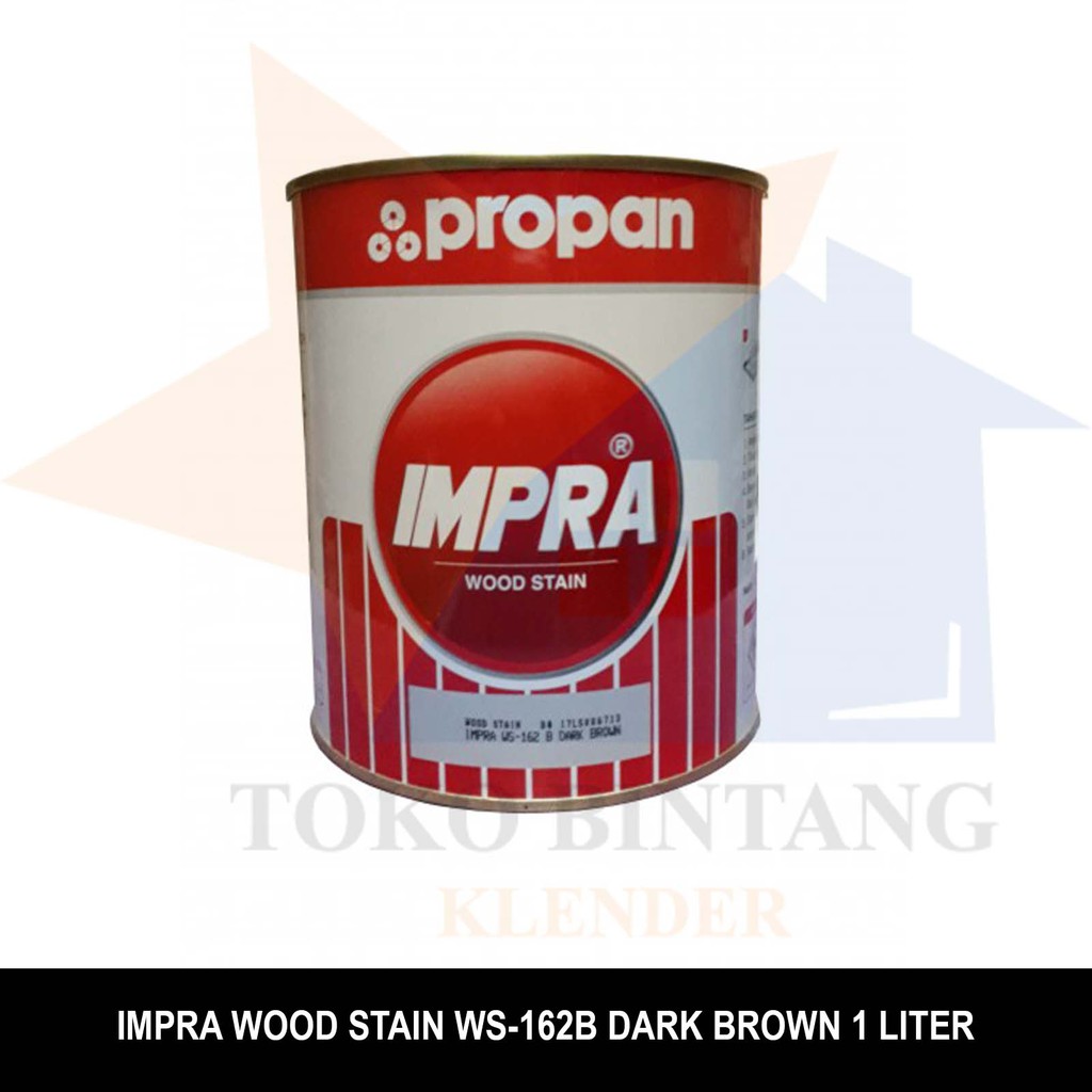 Impra Wood Stain WS-162B Dark Brown 1 Liter
