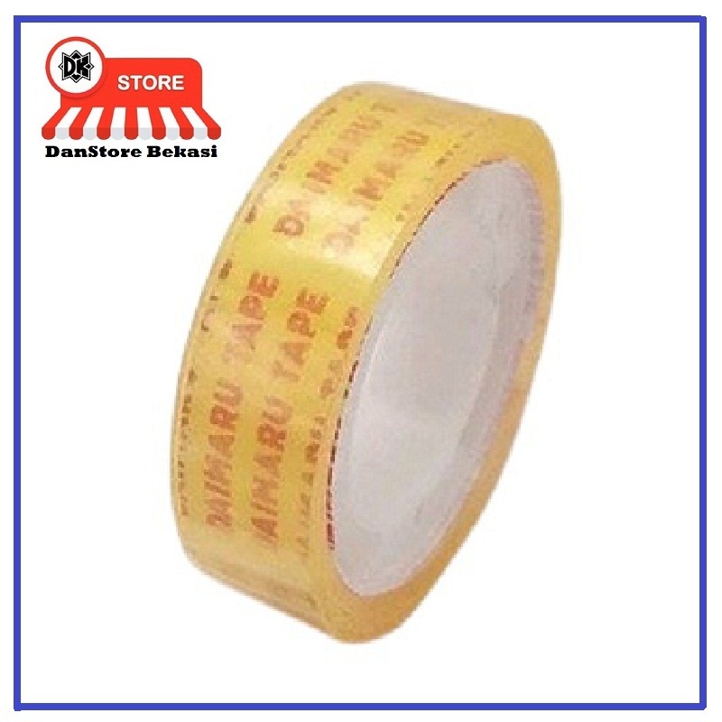 

Isolasi Bening 1/2 Inch - Solasi Tape 12mm x 10yard - Selotip Kecil