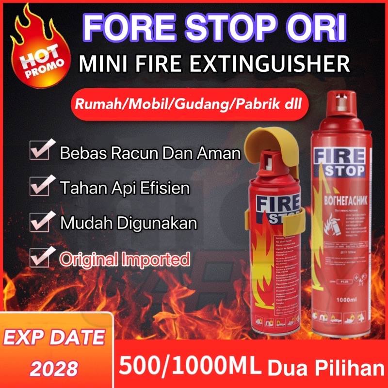 Jual FIRE STOP MOBIL PEMADAM API MINI PORTABLE FIRESTOP FOAM APAR CAR