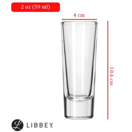 Gelas Sloki/ Shot Glass/ Shotter Glass/ Tequila Shooter 59ml - Libbey Crisa 0973