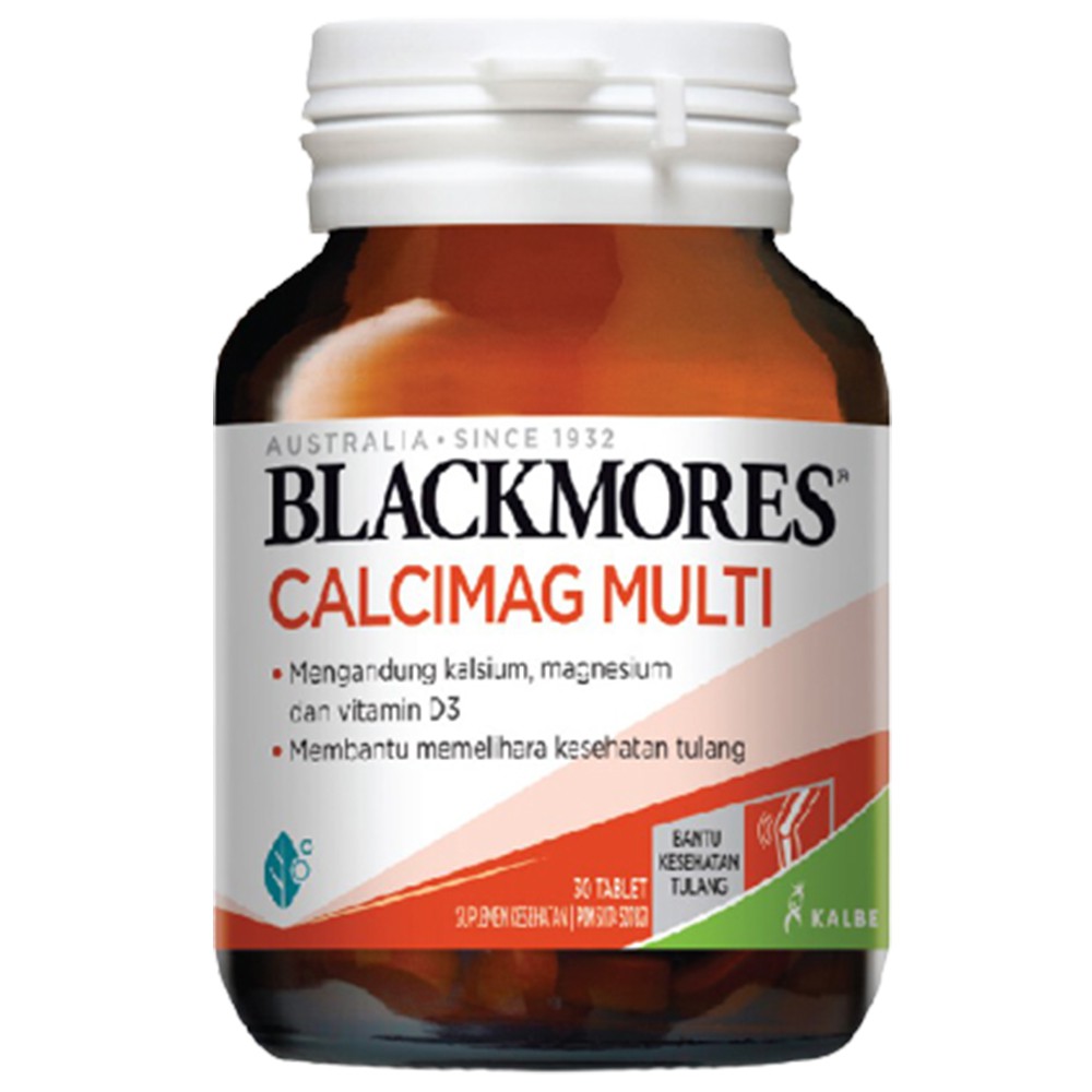 BLACKMORES CALCIMAG MULTI VITAMIN VIT CALCIUM KALSIUM MAGNESIUM D3 K1 TULANG OSTEOPOROSIS 30 TABLET