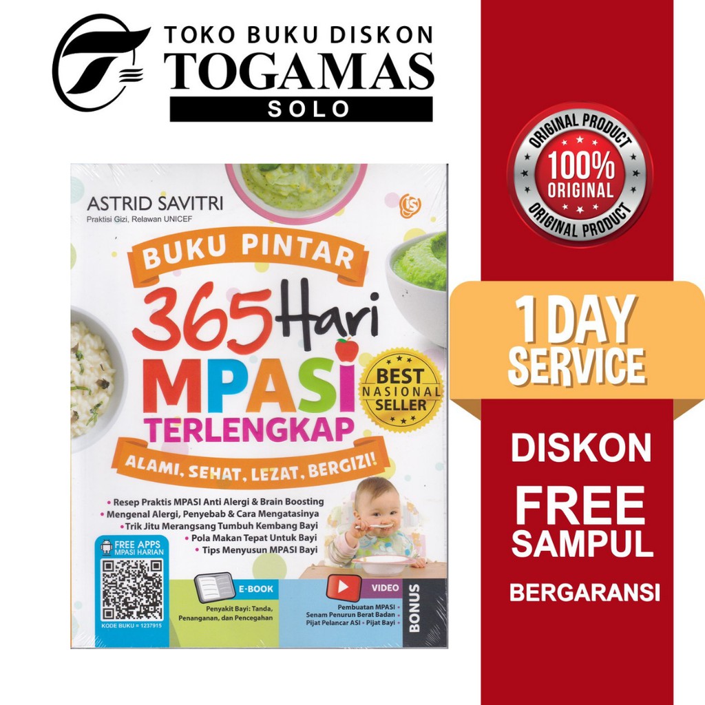 BUKU PINTAR 365 HARI MPASI TERLENGKAP
