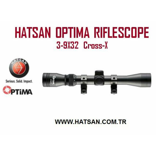 Riflescope Telescope HATSAN OPTIMA RIFLESCOPE 3-9X32 ORIGINAL