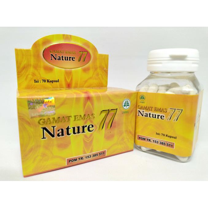 Kapsul Ekstrak Gamat Emas Nature 77
