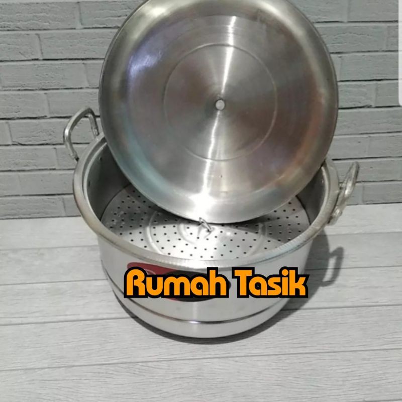 Panci Langseng Dandang Kukus Steamer Ukuran 22 Cm Multifungsi