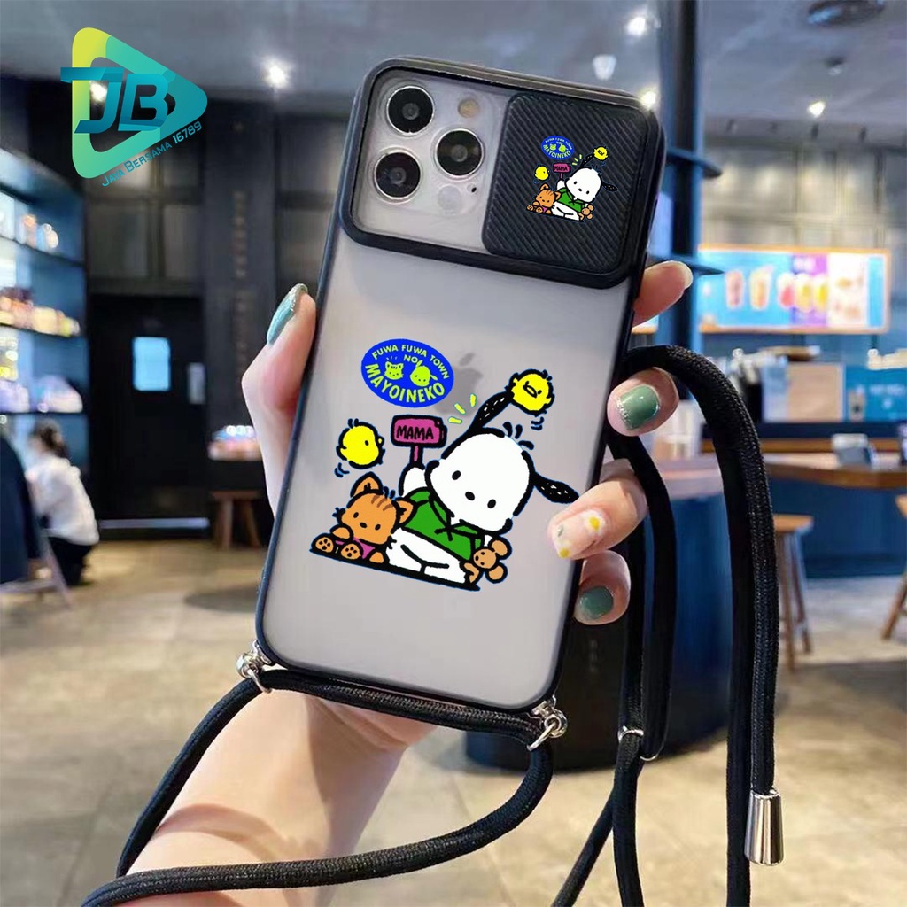 SOFTCASE SLINGCASE SLIDE PELINDUNG KAMERA POCHECO SAMSUNG OPPO VIVO REALME IPHONE XIAOMI ALL TYPE JB5163