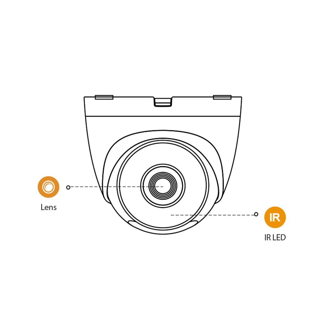 IMOU IPC-T22AP DAHUA IMOU H.265 POE TURRET IP CAMERA BERGARANSI RESMI