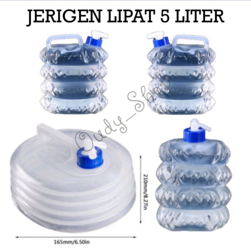 Jerigen Lipat Praktis Liter Portable Water Tank