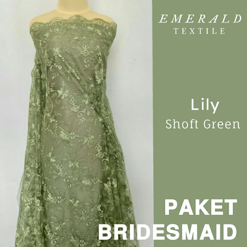 Paket Bridesmaid Spesial Package / Seragam Keluarga / Lamaran / Wisuda / Paket Bridesmaid By Emerald Textile