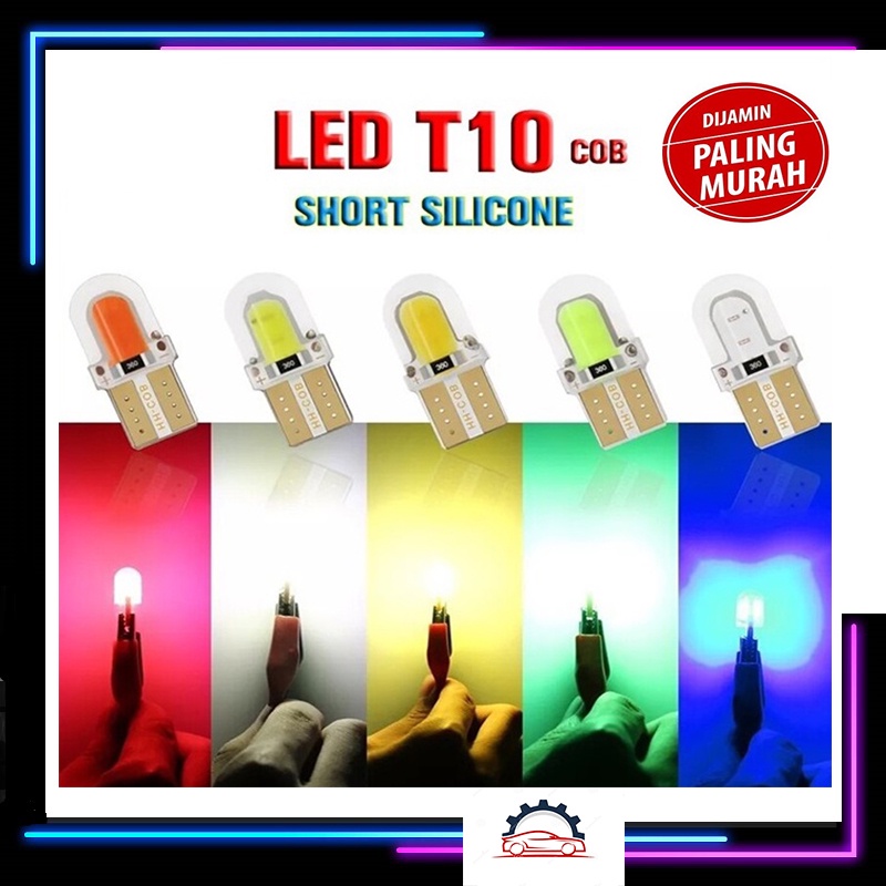 Jual Lampu LED T10 Gel jelly Sein Senja Mundur Lampu Plat Nomor Tahan