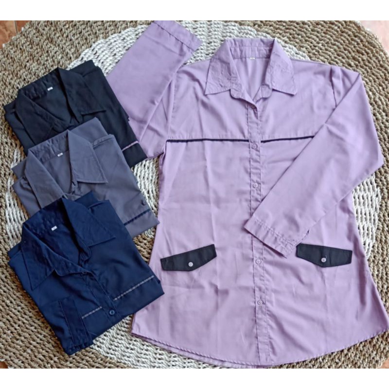 Paket Hemat Santri // Setelan Santri Putri // Set Tunik+Sarung