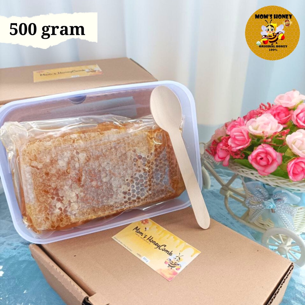 

Madu Sarang 500 gram Moms HoneyComb MOMS HONEY