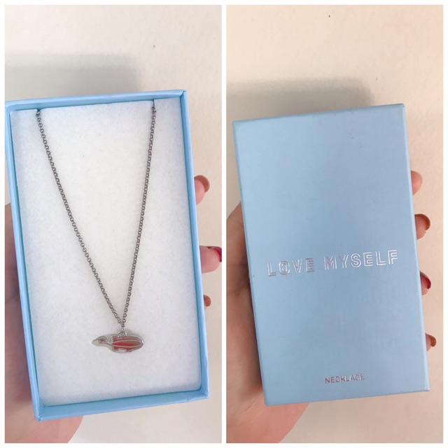 (Preloved) Official Necklace BTS x UNICEF LOVE YOURSELF RARE ITEM. Kalung BTS X UNICEF Love Yourself