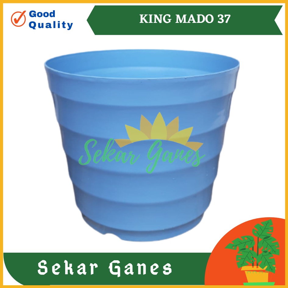 TERMURAH Pot King Mado 37 Putih Hitam Biru Pink Pastel Merah Bata Coklat Terakota Teracota Teraccota Diameter Atas 30 Cm Garden Of Love Pot Plastik Besar Jumbo 40 50 60 Cm Untuk Tanaman Murah Grosir